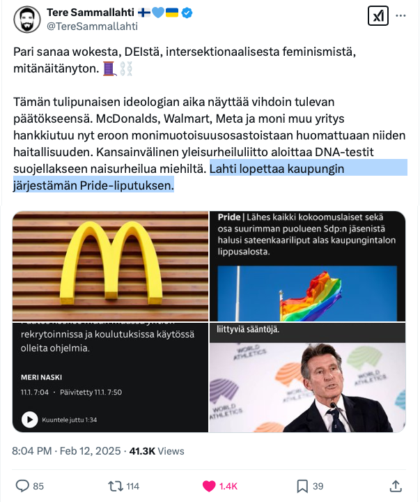 Maailma on parantumassa punavihreästä woke-viiruksesta